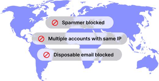 realtime spam and bots monitoring api